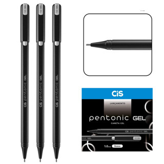 Caneta Esferográfica Pentonic gel 1.0mm 3 Unidades Branca em Oferta na Shopee
