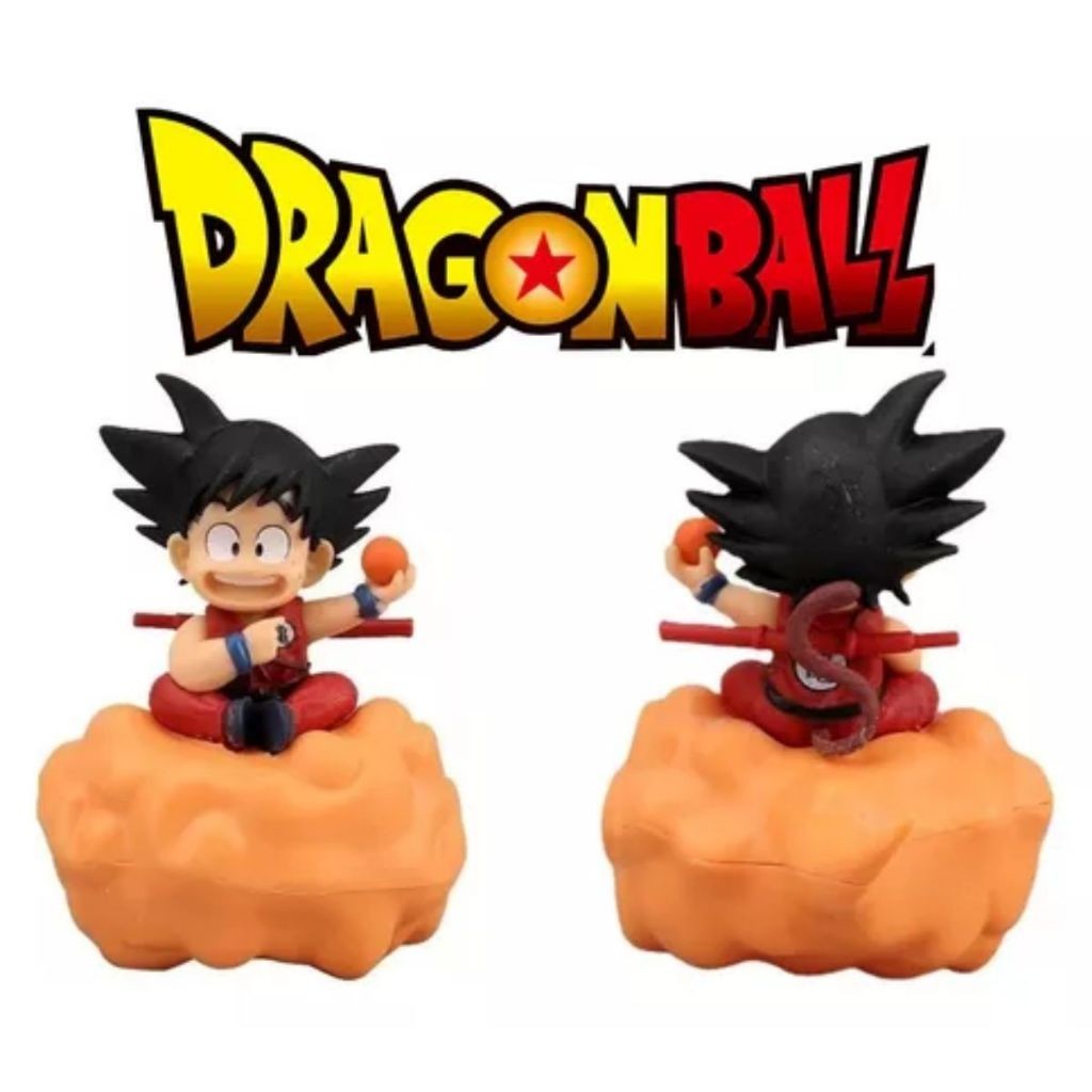 Boneco do Goku na Nuvem Voadora Miniatura Dragon Ball Action Figure de PVC Colecionavel 2025
