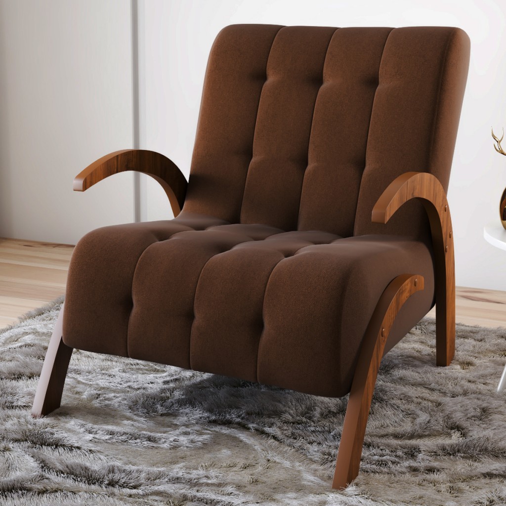 Poltrona Cecilia Seda/Fumê - Viero Móveis em Oferta na Shopee