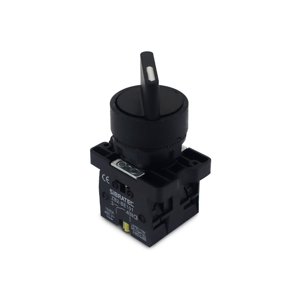 Chave Seletora Plastica ED33 3 POSICOES  2NA - Manopla Curta