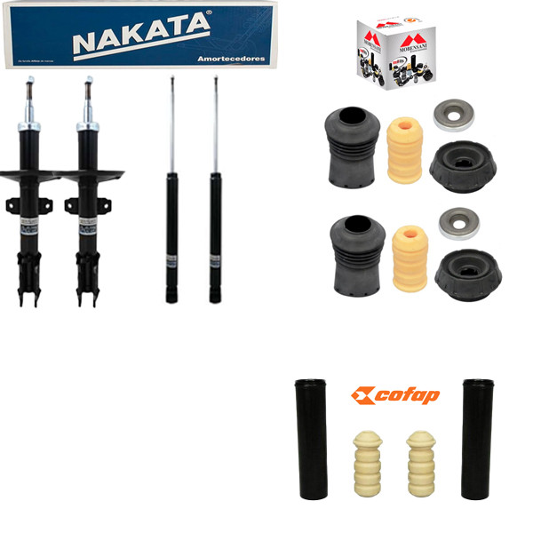 Kit amortecedor dianteiro e traseiro RENAULT DUSTER 2011 a 2024