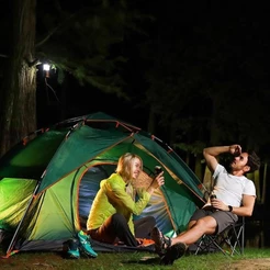 Barraca portátil de 200x210x135 Barraca de acampamento dupla à prova d'água para 4 pessoas Barraca de praia ao ar livre