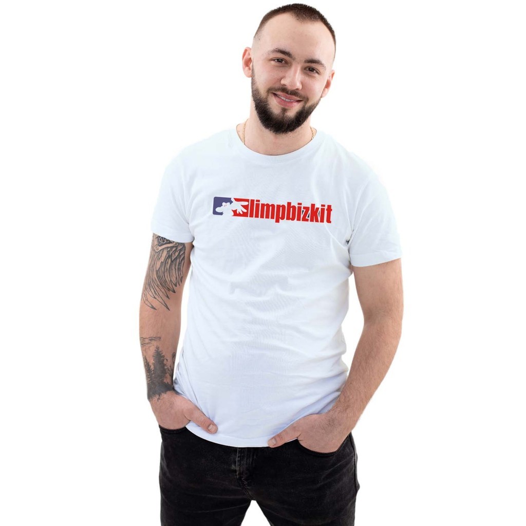Camiseta Limp Bizkit Banda Camisa Personalizada Blusa Adulto Algodão com Poliéster