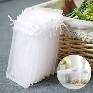 Kit 10/50/100 Und Saco Saquinho Organza 7x9 9x12 13x18 Branco Lembrancinhas Festa Casamento 15 Anos em Oferta na Shopee