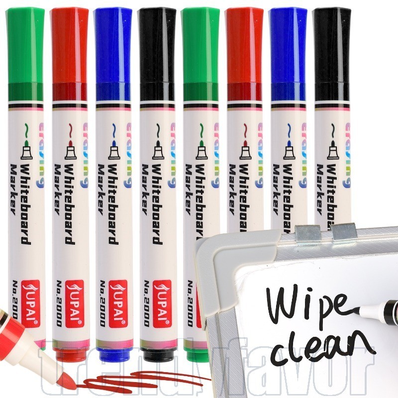 Caneta Marcadora Apagável 1/2/4 Unidades-De Escrita Colorida Para Prancheta À Base De Água-Papelaria Escolar De Escritór