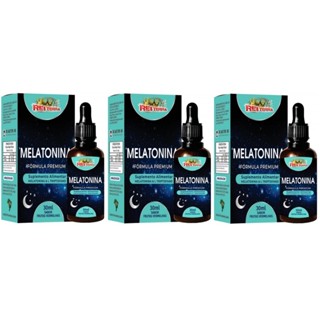 Kit 3 Suplemento Alimentar L-Triptofano com Melatonina 30ml - Rei Terra em Oferta na Shopee