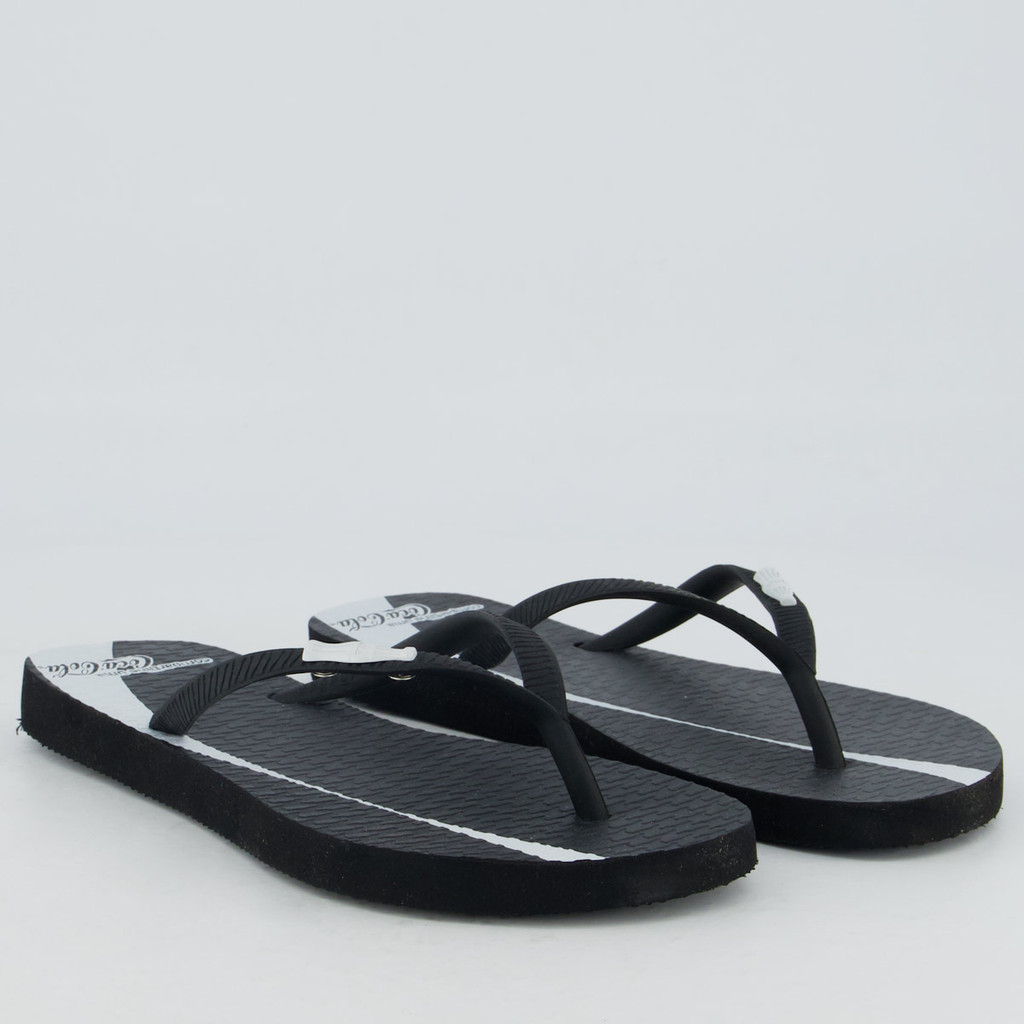 Detalhes do Chinelo Coca Cola Share A Coke Feminino Preto