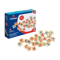 Jogo Infantil ABC Alfabeto 72 Peças Xalingo - 52665