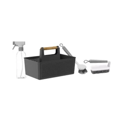 Kit de lavanderia Ou 4 peças Linha Flow - Preto