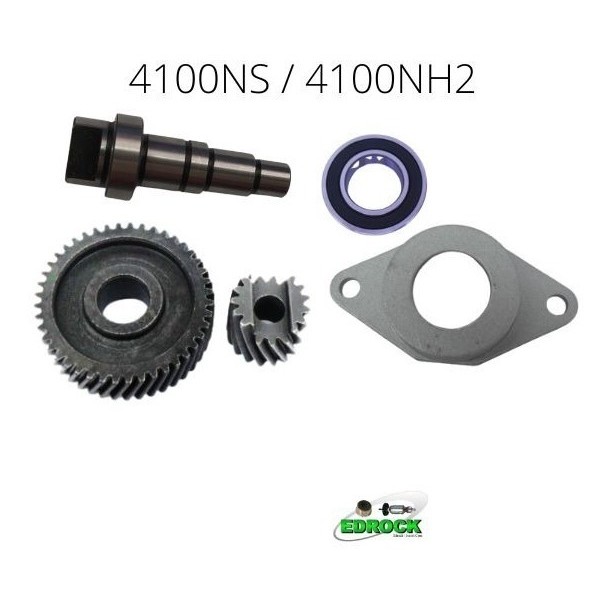 Serra Marmore Makita 4100NS 4100NH2 CC2014 Kit Eixo Central Engrenagem Pinhão Tampa Eixo Rolamento