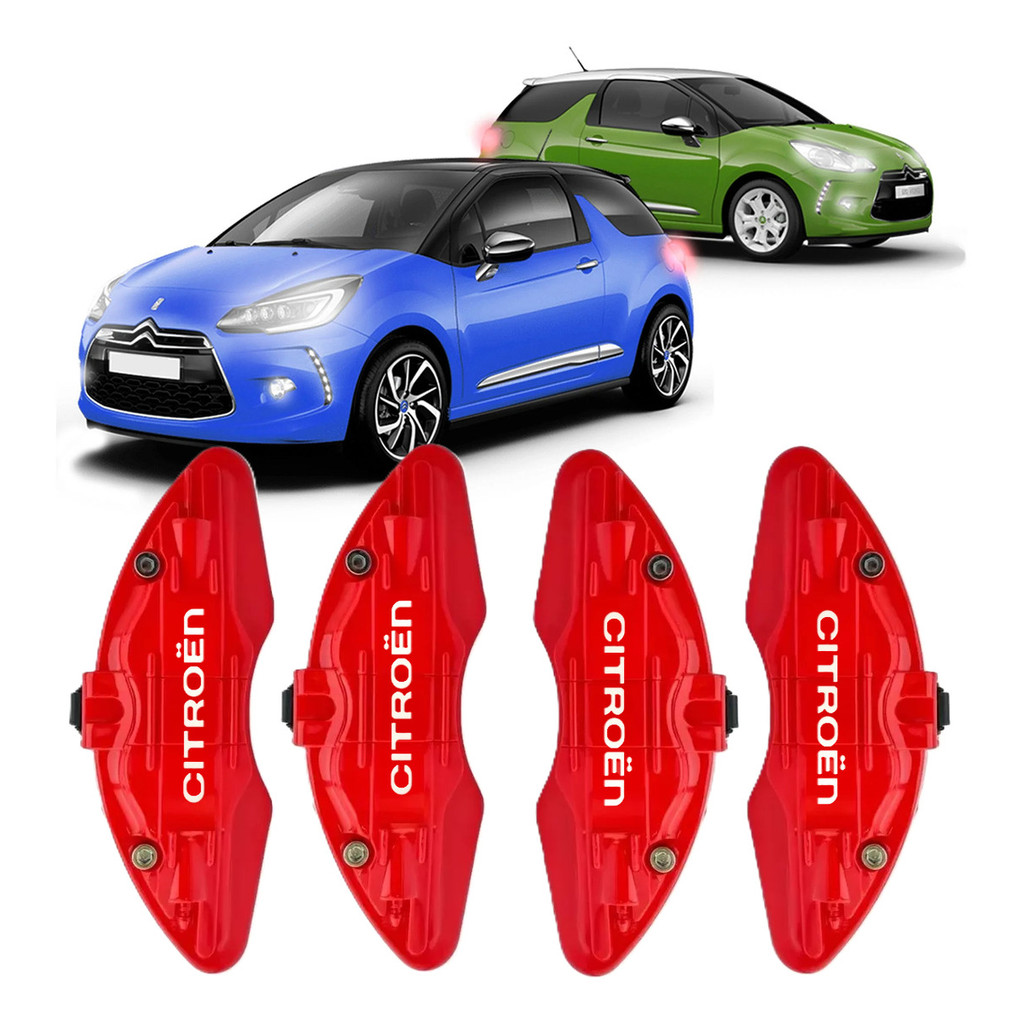 Capa Pinça De Freio 4pç C/ Travas Citroen Ds3 2012 A 2017