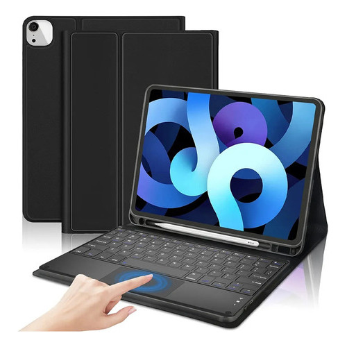 Capa Com Teclado Com Touch Pad Para Tablet Samsung S8 Ultra