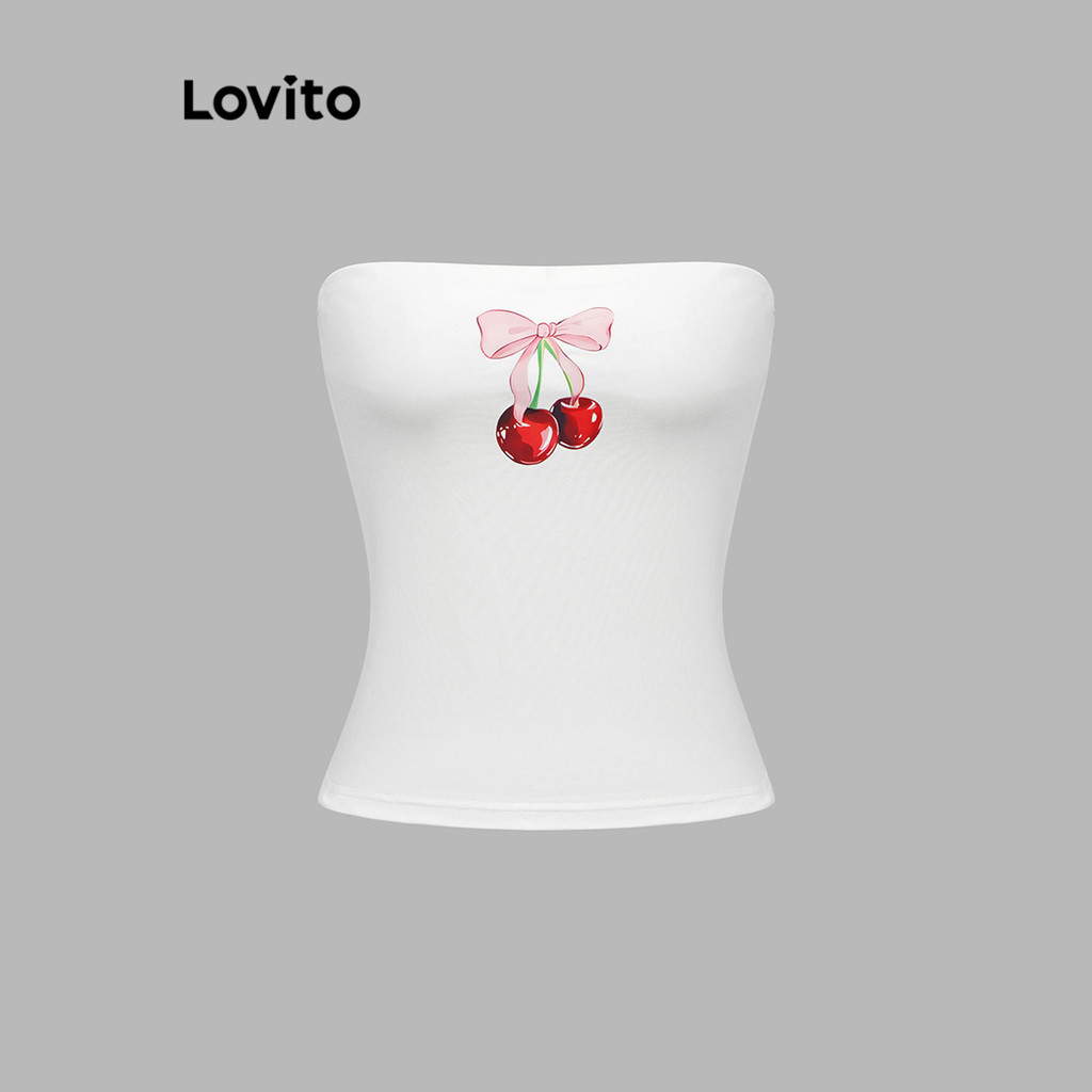 Lovito Regata casual com estampa simples para mulheres L104ED289 - Women Clothes