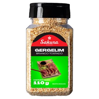 Gergelim Tostado Branco Sakura Em Pote Pet 110 G em Oferta na Shopee
