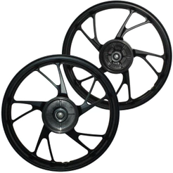 Par de rodas jante de alumínio liga leve freio a tambor CG150 Fan Titan ES KS 2004 a 2013 CG160 Start rol pé de galinha