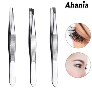 Kit de 3 Pinças Aço Inoxidável Design De Sobrancelhas, Ponta Reta, Chanfrada e Fina, Pinças Multifuncional em Oferta na Shopee