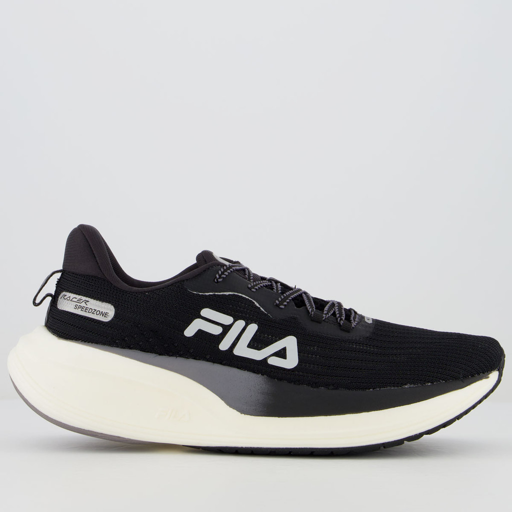 Tênis Fila Racer Speedzone Preto e Cinza em Oferta na Shopee
