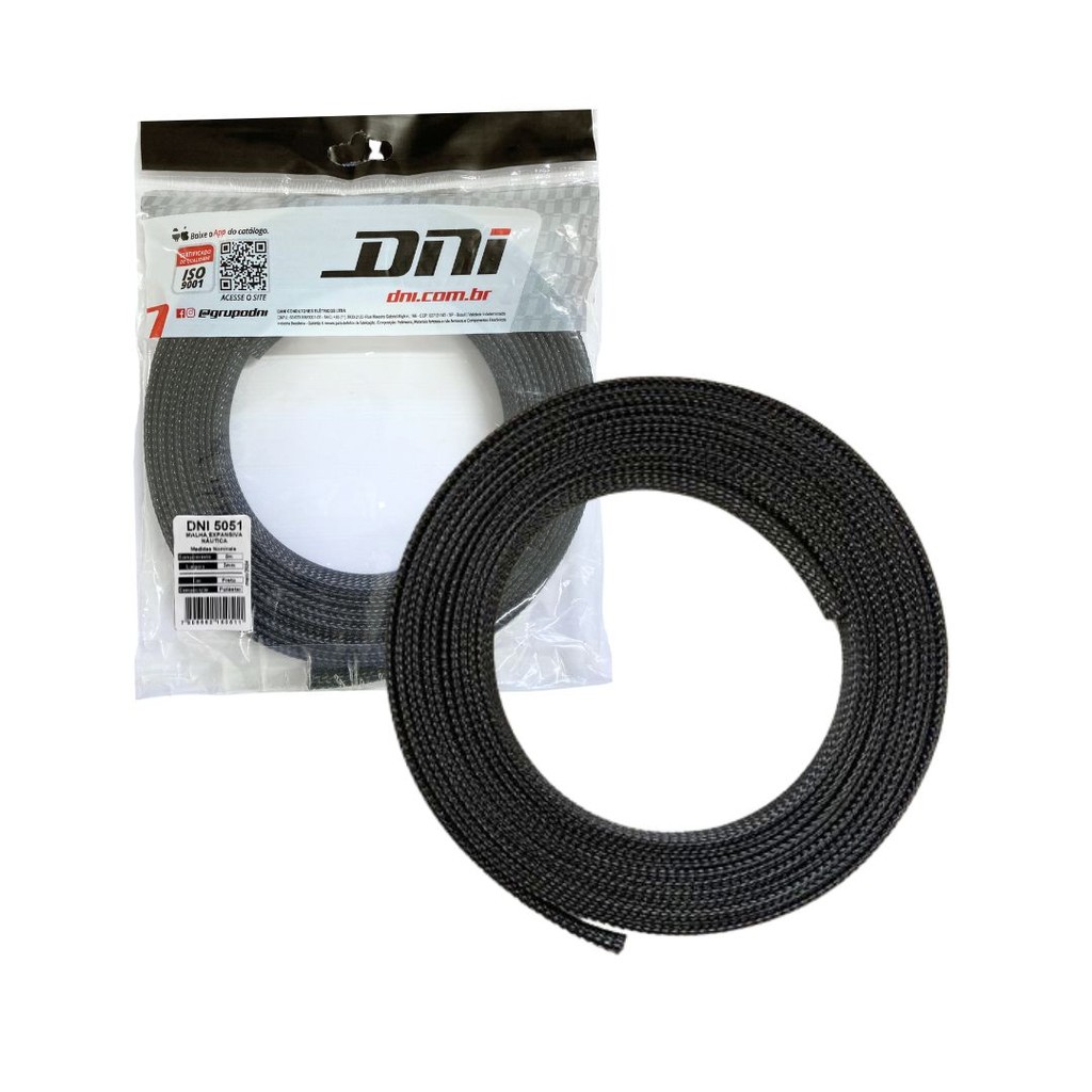 Malha Nautica Expansiva Alta Qualidade 3mm 5 Metros Anti Chama DNI5051 em Oferta na Shopee