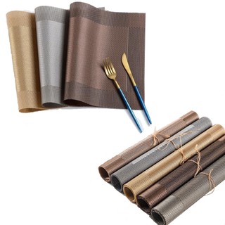 KIT4/6 Jogo De Americano Mesa Jantar 45x30cm Quadrado