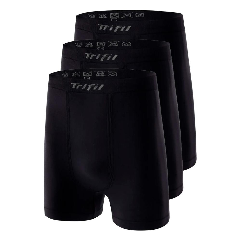 Kit com 3 Cuecas Boxer Trifil 4411 Plus Size em Oferta na Shopee