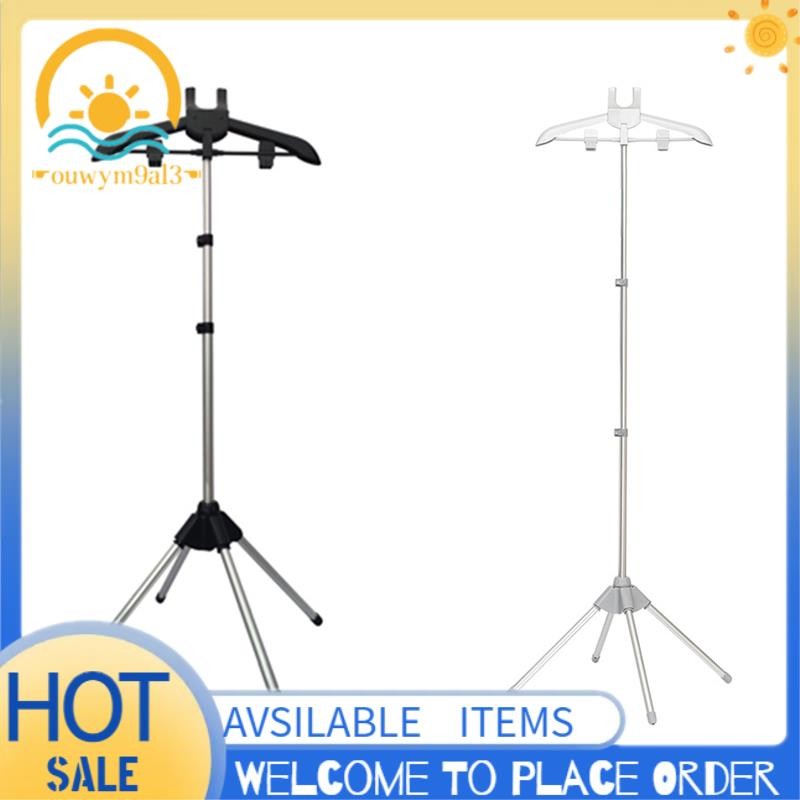 Expositor De Roupas Cabide Vestuário Dobrável Tripé Vapor Rack Panos Ferro Pendurado Suporte Secagem em Oferta na Shopee