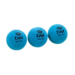 Kit 3 Bolinhas Para Frescobol Borracha Cores Sortidas - Bel Fix