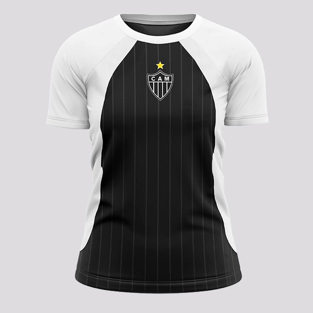 Camisa Atlético Mineiro Var Feminina Preta em Oferta na Shopee