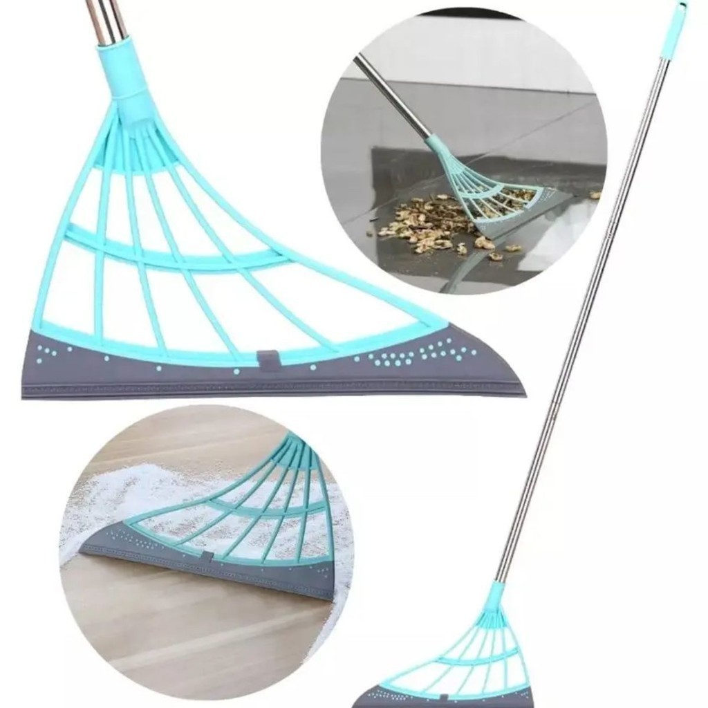 Vassoura Mágica Rodo Tira Pelo Limpa Vidro Seca Bem Silicone em Oferta na Shopee