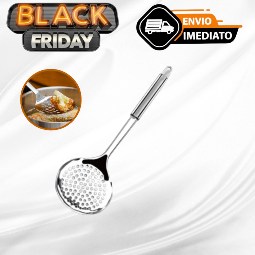 Escumadeira De Aço inox Pronto Para Entregue