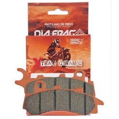 Pastilha de Freio Dianteira Pcx 160 Cbs / Pcx 150 Cbs / Nxr 160 Bros Cbs / Biz 125 Cbs Diafrag Cerâmica