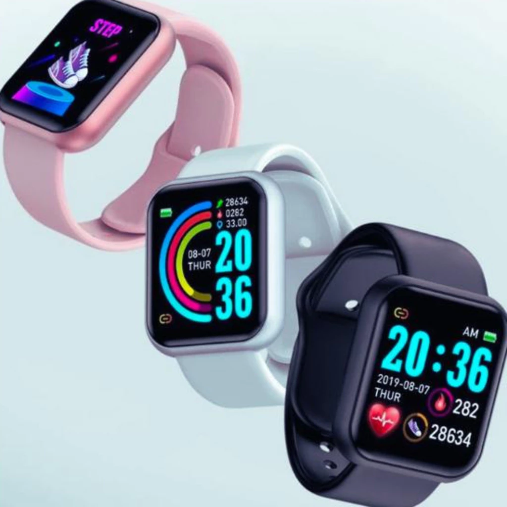 Relógio Smartwatch D20 Pro Bluetooth Coloca Foto na Tela Monitor Cardíaco Pressão Esportivo Android iPhone — imagem 1