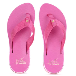 Chinelo Kenner Kyra Anitta Rosa e Branco - Feminino