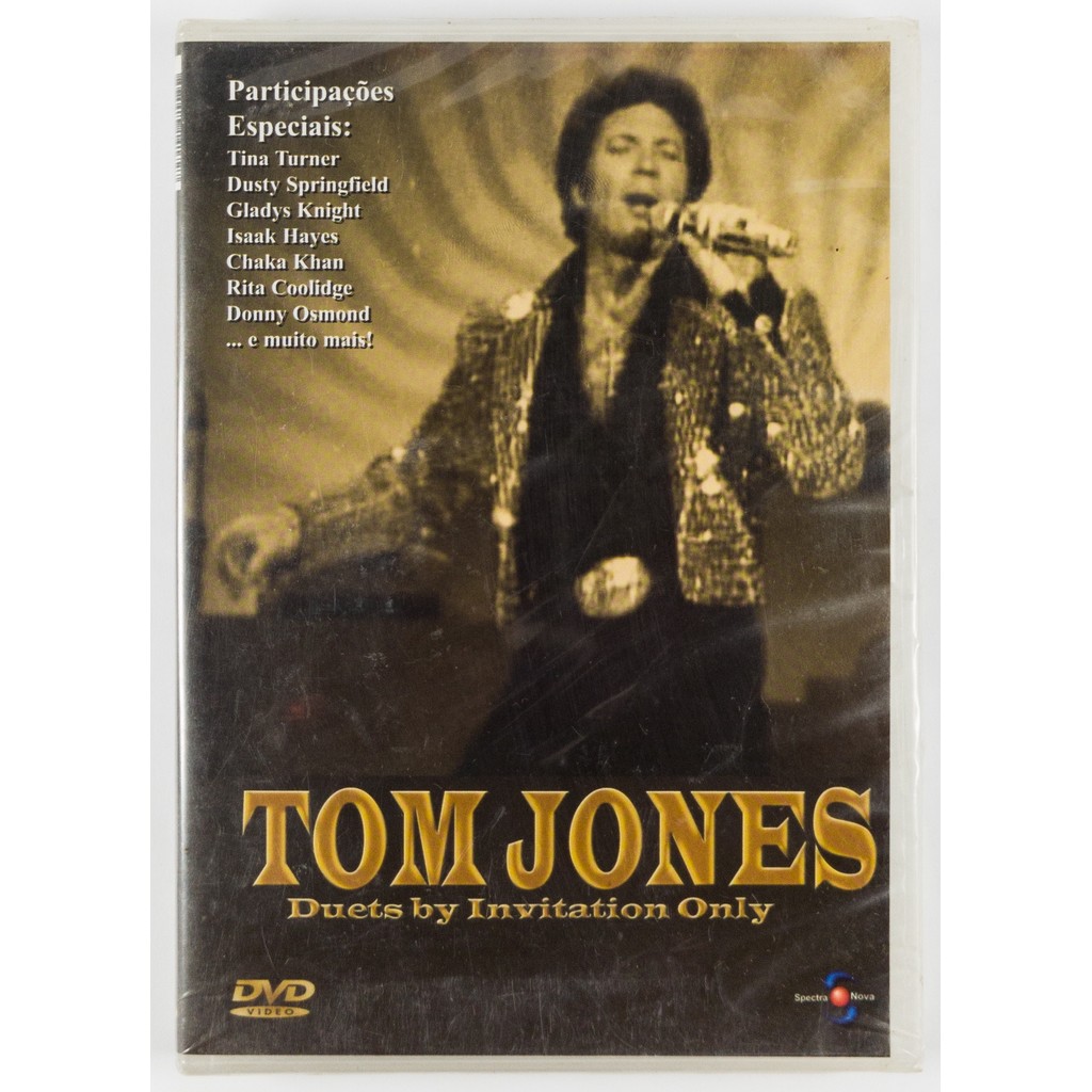 DVD Tom Jones Duets by Invitation Only Show ao Vivo Lacrado