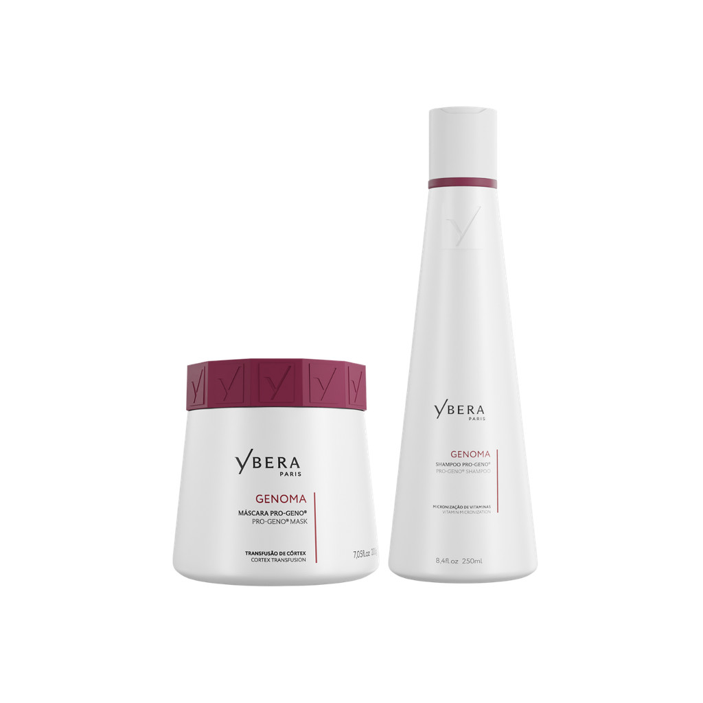 Shampoo + Máscara Pro-Geno Genoma 250ml/200g - Ybera Paris
