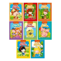 Kit 8 Livros De Histórias Contos Eternos - Contos De Fadas Encantadas Fábula Infantil