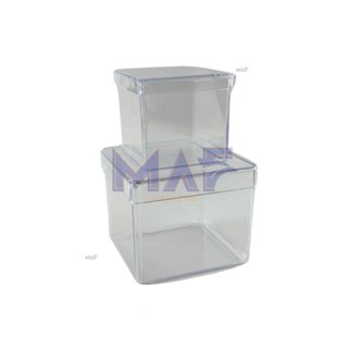 Kit Caixa Acrílica 4x4 + 6x6 Pra Personalizar Festa Luxo Caixa Dupla Lembrancinha em Oferta na Shopee