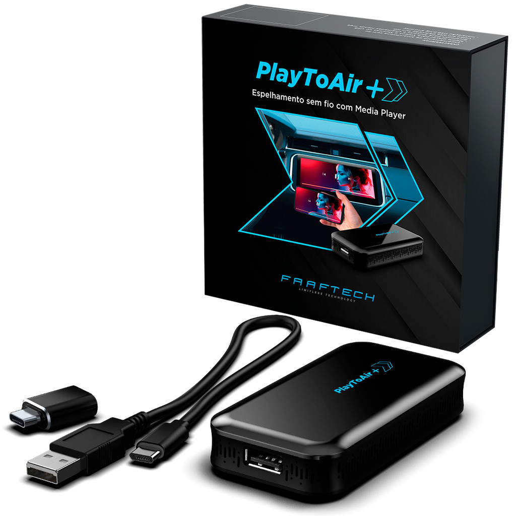Espelhamento Sem Fio De Smartphone Celular Netflix Youtube Instalação USB FT-Playtoair+ Versão 2.0 2025 em Oferta na Shopee