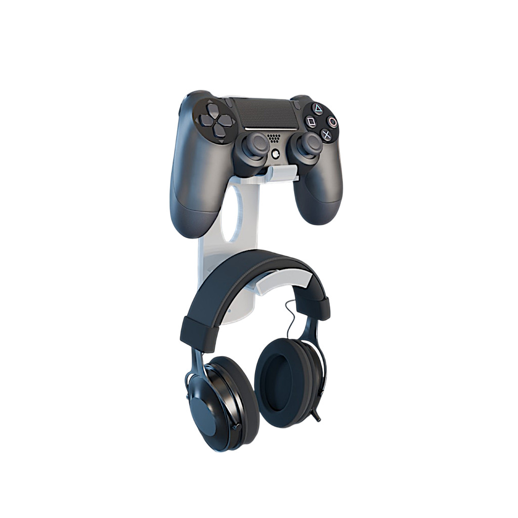 Suporte De Parede Para Headset E Controles Ps4 Dualshock 4