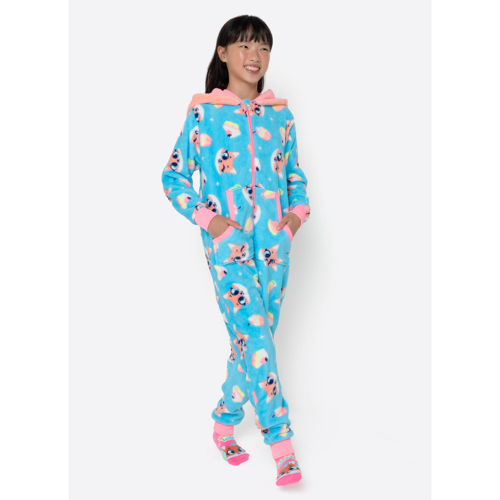 Macacão Manga Longa Soft Menina Teen Raposa Confeiteira - Puket