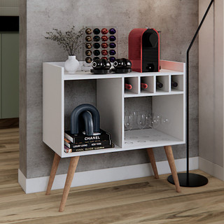 Aparador 4 Garrafas Cantinho do Café Moderno Multiuso Adega em Oferta na Shopee