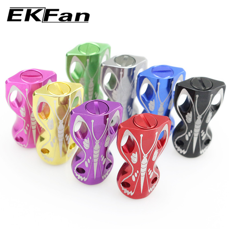 EKfan 1PC Aluminum alloy Butterfly Spinning Baitcasting Fishing Reel knob for shimano daiwa abu Lure Reel DIY parts