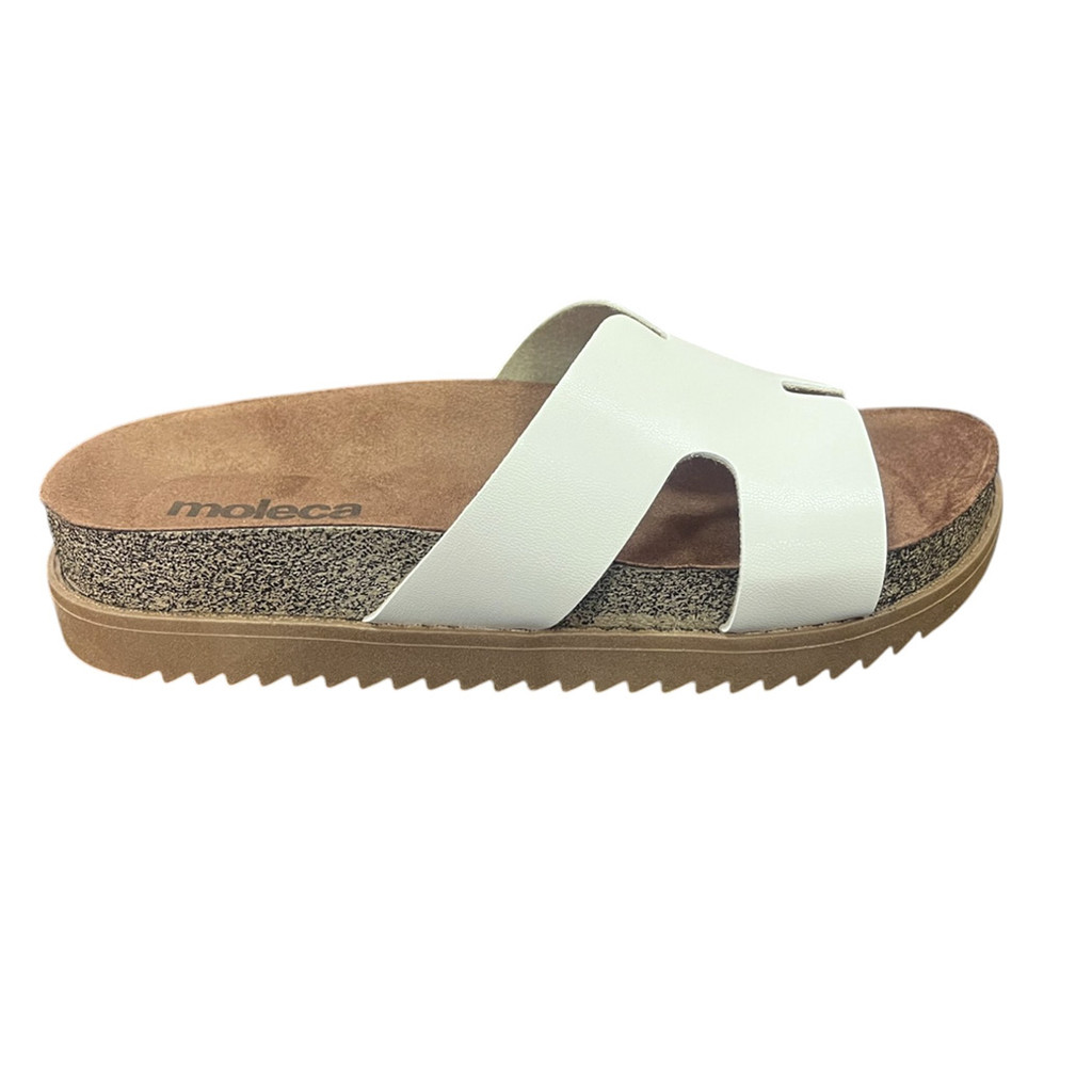 Sandália Moleca Feminina Birken Casual Slide Tratorada Leve