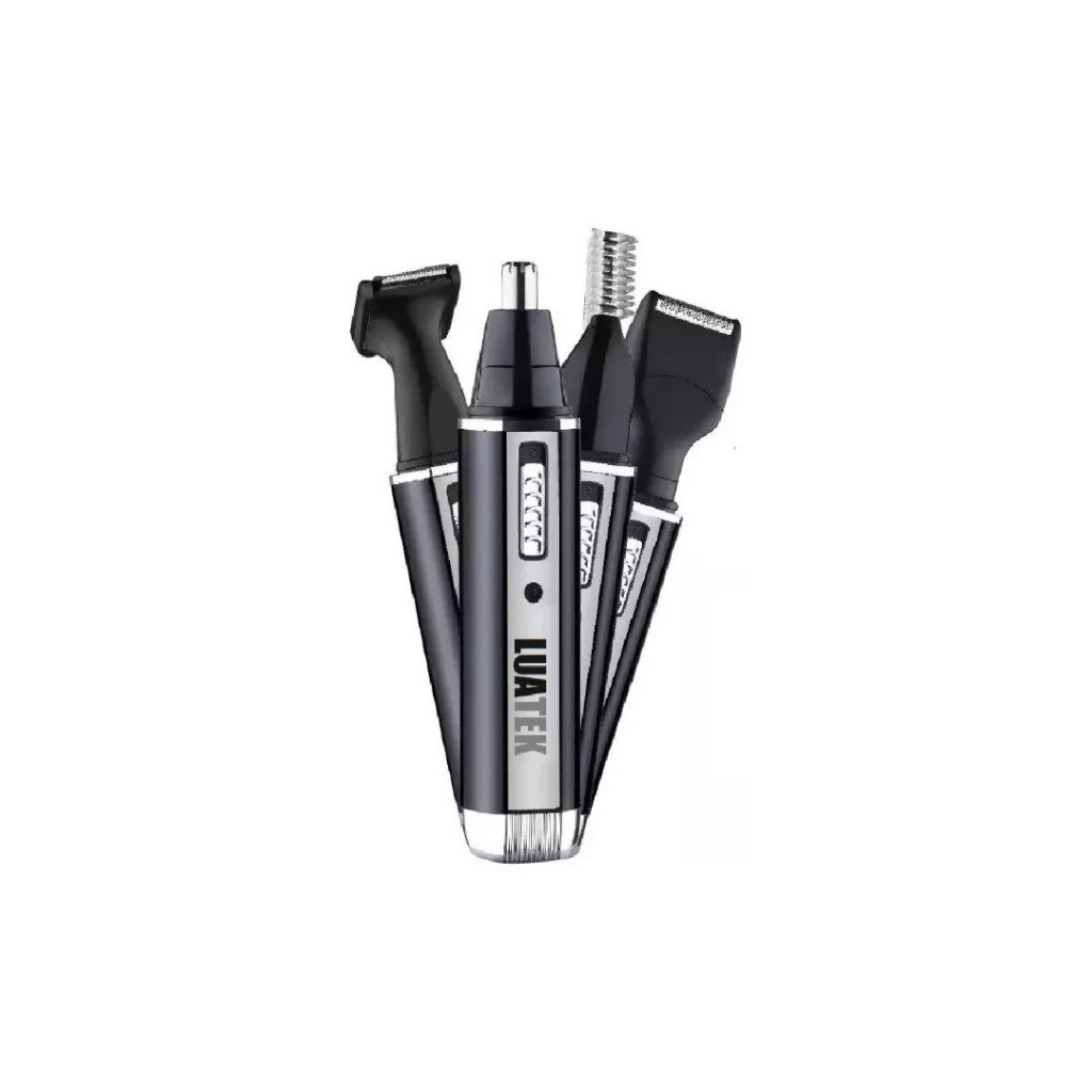 Kit Aparador Barbeador De Pelos 4 Em 1 Nariz/barba/cabelo