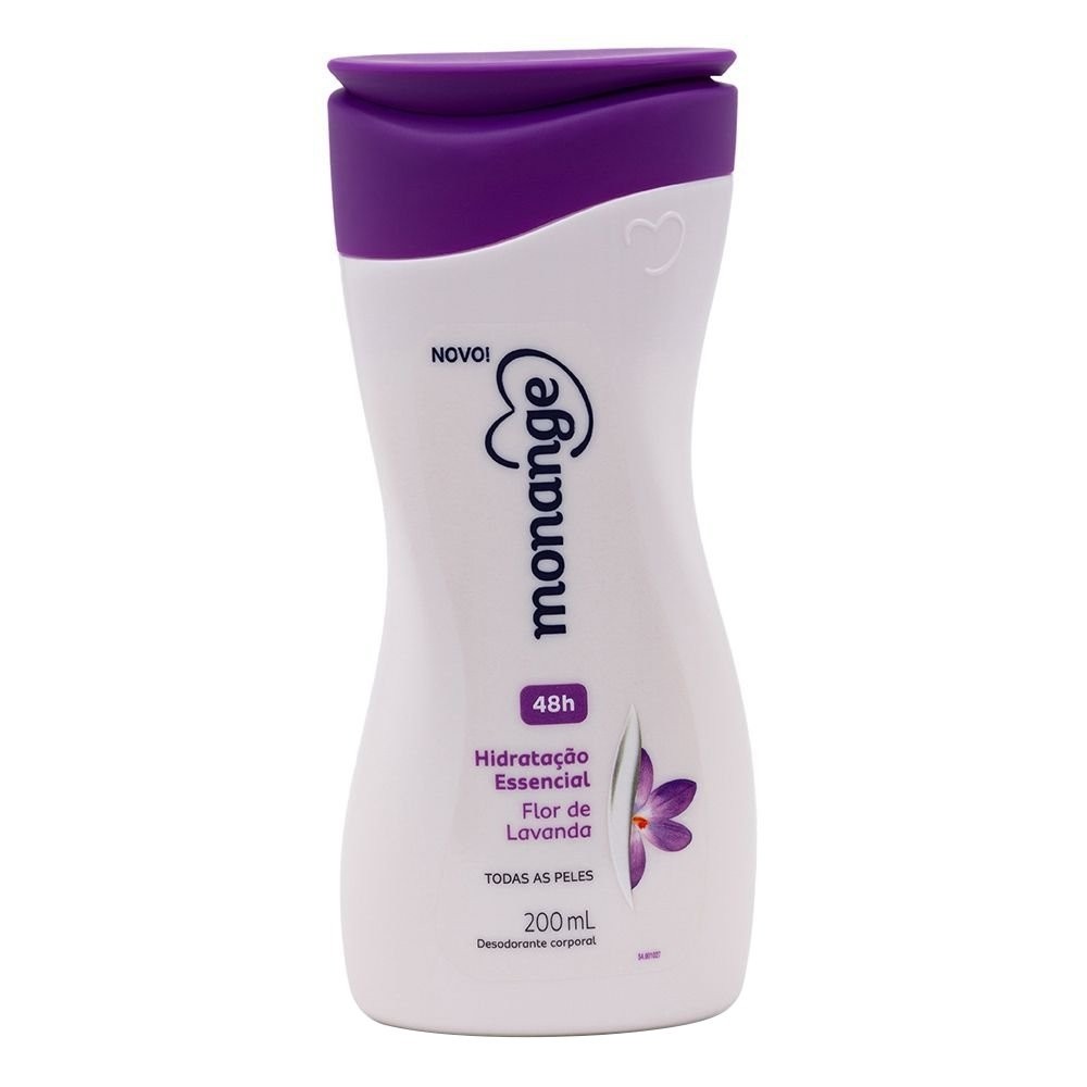 Hidratante Corporal Monange Flor de Lavanda ação desodorante 200ml em Oferta na Shopee
