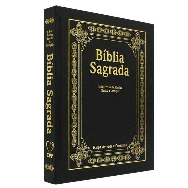 Bíblia de Pulpito | ARC | Letra Extragigante | Capa Percalux Preto Luxo