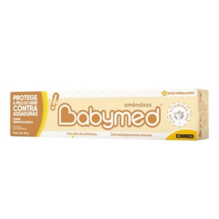 Pomada Para Prevenção De Assaduras Babymed Amêndoas 40g em Oferta na Shopee