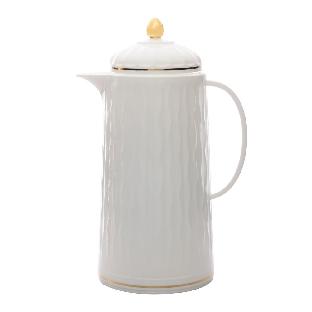 Garrafa Térmica Wolff Grécia de Plástico Branca 1L - Home & Living