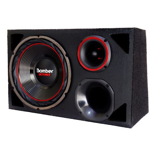 Caixa Som Carro Automotivo Completa Bomber Detoner 12 Pol
