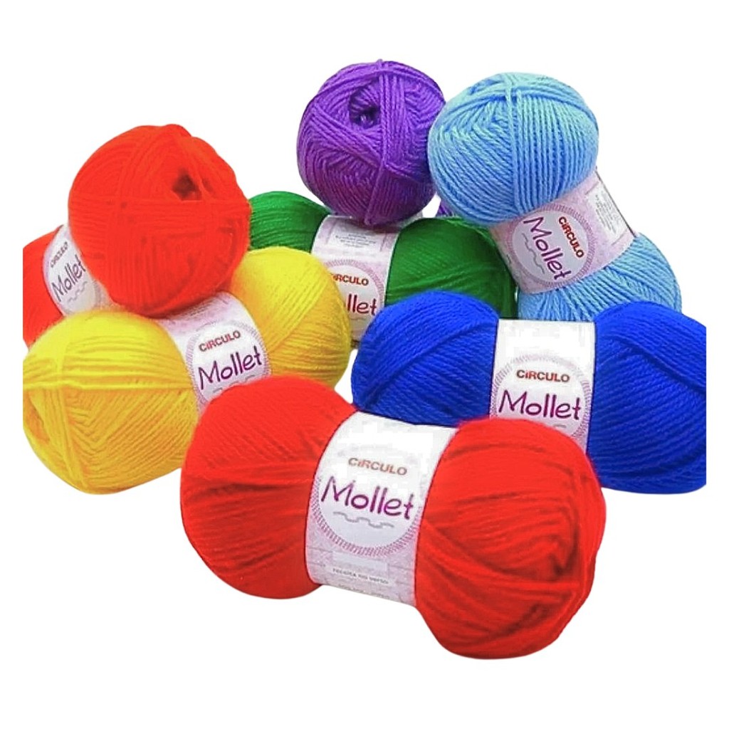 Lã Mollet 40g - Circulo em Oferta na Shopee