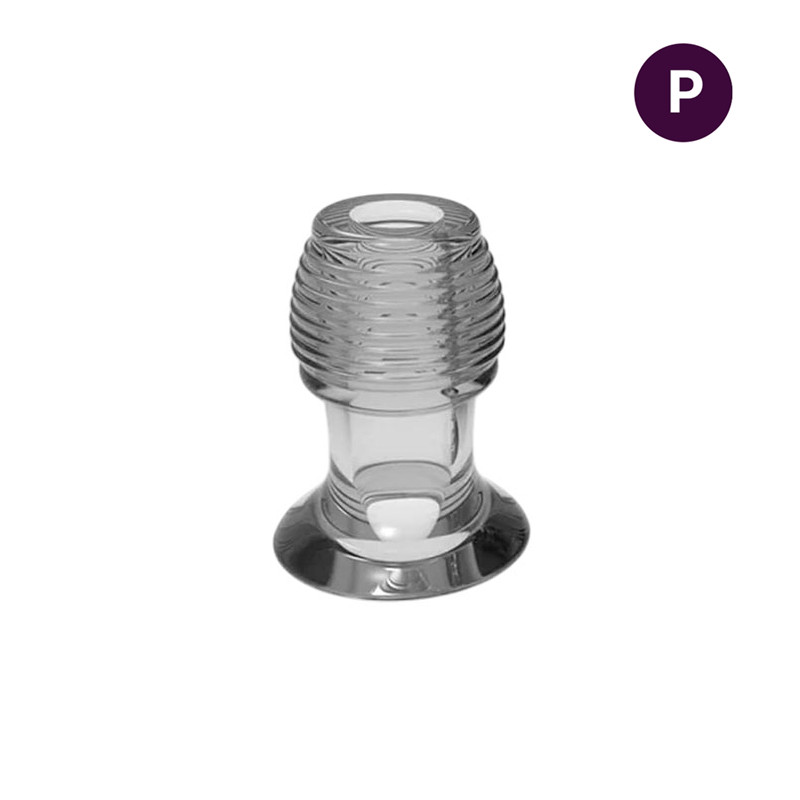 Plug Anal P Vazado e Ranhuras em Alto Relevo - 5,2 x 3,6 cm